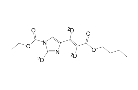 n-butyl (im)N-ethoxycarbonyl-(trideuterio)urocanate