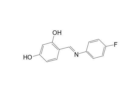 4-[(4-fluoro-phenylimino)-methyl]-benzene-1,3-diol