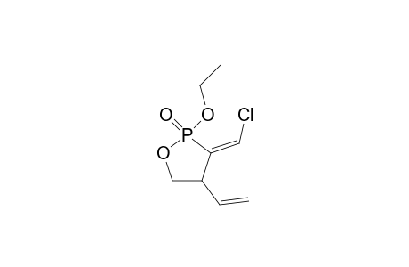 3-(Chloromethylene)-2-ethoxy-4-vinyl-1,2.almda.(5)-oxaphospholan-2-one