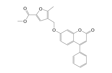 methyl 5-methyl-4-{[(2-oxo-4-phenyl-2H-chromen-7-yl)oxy]methyl}-2-furoate