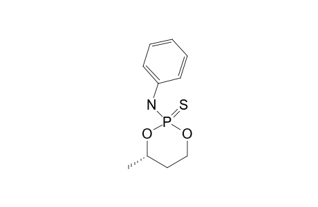 2-N-PHENYLAMINO-4-METHYL-2-SULFO-1,3,2-DIOXOPHOSPHORINANE,ISOMER-#1