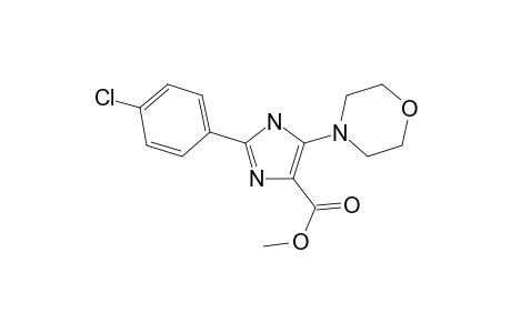 2-(4-Chlorophenyl)-5-morpholin-4-yl-1H-imidazol-4-carboxylic acid, methyl ester