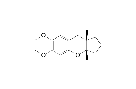 Cyclopenta[b][1]benzopyran, 1,2,3,3a,9,9a-hexahydro-6,7-dimethoxy-3a,9a-dimethyl-, cis-