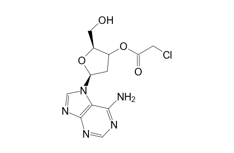 1-Adenine-2-deoxy-.beta.-D-ribofuranos-3-yl 2-Chloroethanoate