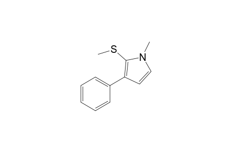 1-Methyl-3-phenyl-2-methylsulfanylpyrrole