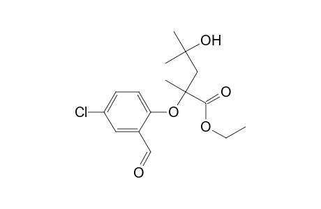 Ethyl 2,4-dimethyl-2-(4-chloro-2-formylphenoxy)-4-hydroxypentanoate
