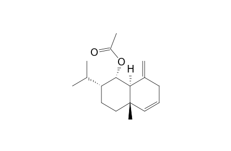 [(1S,2R,4aS,8aS)-4a-methyl-8-methylidene-2-propan-2-yl-1,2,3,4,7,8a-hexahydronaphthalen-1-yl] acetate