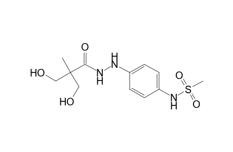 Propanoic acid, 3-hydroxy-2-(hydroxymethyl)-2-methyl-, 2-[4-[(methylsulfonyl)amino]phenyl]hydrazide
