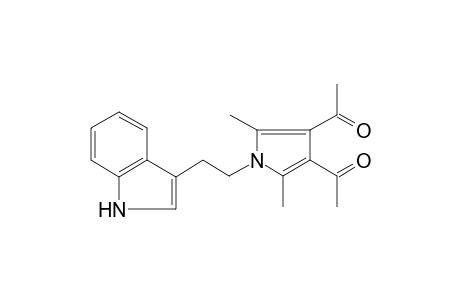 1-[4-acetyl-1-[2-(1H-indol-3-yl)ethyl]-2,5-dimethyl-3-pyrrolyl]ethanone