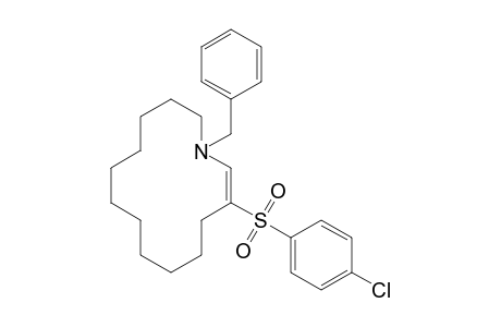 (E)-N-Benzyl-3-(p-chlorobenzenesulfonyl)azacyclotetradec-2-ene