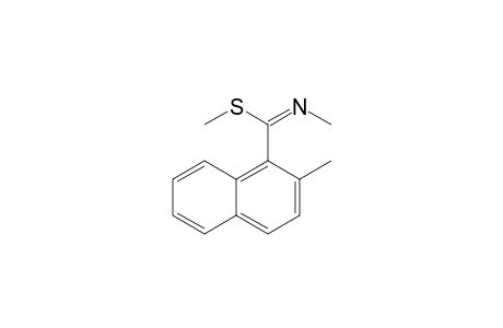 Methyl N,2-Dimethyl-1-naphthalenecarbimidothioate