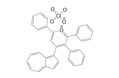 4-(AZULEN-1-YL)-2,3,6-TRIPHENYL-PYRANYLIUM-PERCHLORATE;(RN=H;R=PH;X=H)