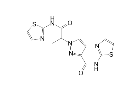 1H-pyrazole-1-acetamide, alpha-methyl-N-(2-thiazolyl)-3-[(2-thiazolylamino)carbonyl]-