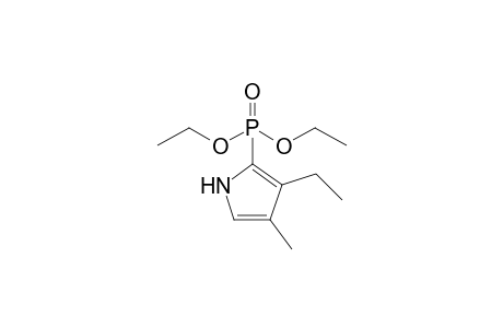 Diethyl 3-ethyl-4-methyl-2-pyrrolylphosphonate