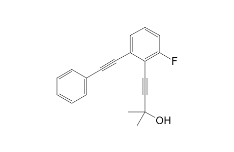 4-(2-fluoro-6-(phenylethynyl)phenyl)-2-methylbut-3-yn-2-ol