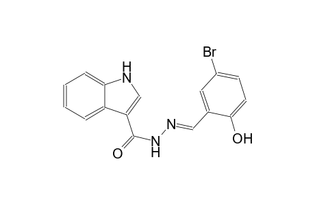 N'-[(E)-(5-bromo-2-hydroxyphenyl)methylidene]-1H-indole-3-carbohydrazide