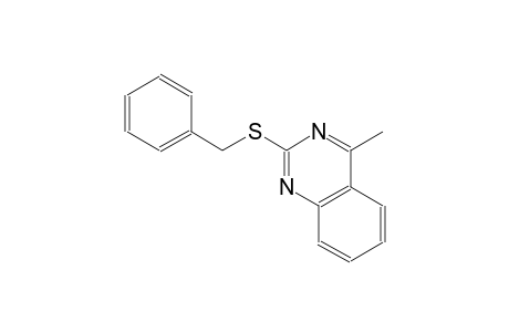 quinazoline, 4-methyl-2-[(phenylmethyl)thio]-