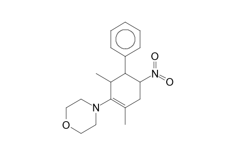 4-(2,6-DIMETHYL-4-NITRO-3-PHENYLCYCLOHEX-1-ENYL)-ORPHOLINE