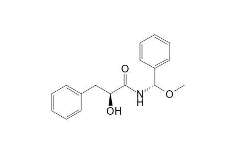 (2S)-2-hydroxy-N-[(S)-methoxy(phenyl)methyl]-3-phenyl-propanamide