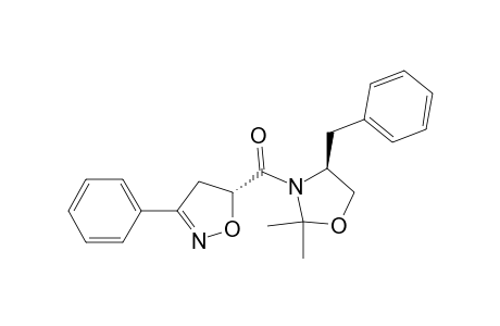 [(4S)-2,2-dimethyl-4-(phenylmethyl)-1,3-oxazolidin-3-yl]-[(5R)-3-phenyl-4,5-dihydro-1,2-oxazol-5-yl]methanone