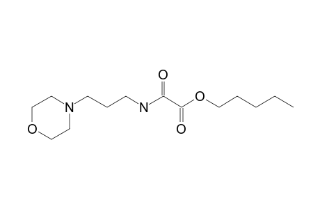 Oxalic acid, monoamide, N-(3-(N-morpholinyl)propyl)-, pentyl ester