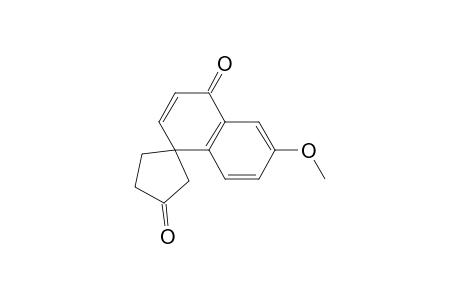 Spiro[cyclopentane-1,1'(4'H)-naphthalene]-3,4'-dione, 6'-methoxy-