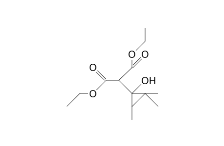 2-(1-hydroxy-2,2,3-trimethyl-cyclopropyl)malonic acid diethyl ester