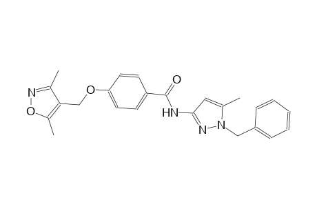 benzamide, 4-[(3,5-dimethyl-4-isoxazolyl)methoxy]-N-[5-methyl-1-(phenylmethyl)-1H-pyrazol-3-yl]-