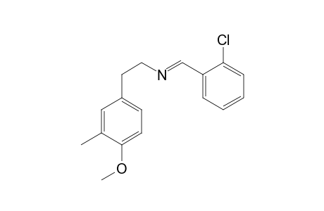 1-(2-Chlorophenyl)-N-[2-(4-methoxy-3-methylphenyl)ethyl]methanimine