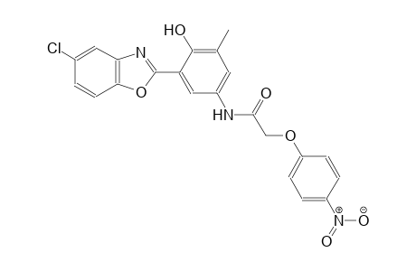 acetamide, N-[3-(5-chloro-2-benzoxazolyl)-4-hydroxy-5-methylphenyl]-2-(4-nitrophenoxy)-