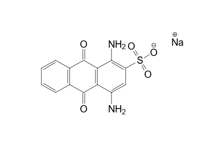 2-Anthracenesulfonic acid, 1,4-diamino-9,10-dihydro-9,10-dioxo-, monosodium salt