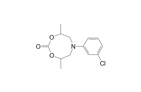 (EQU,EQU)-4,8-DIMETHYL-6-(META-CHLORPHENYL)-5,6,7,8-TETRAHYDRO-4H-1,3,6-DIOXAZOCIN-2-ONE