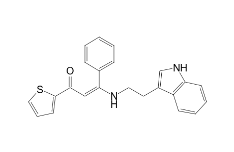 (Z)-3-[2-(1H-Indol-3-yl)ethylamino]-3-phenyl-1-thiophen-2-ylpropenone