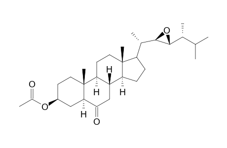 (22R,23R)-3.beta.-Acetoxy-24-methyl-22,23-epoxy-5.alpha.-cholestan-6-one