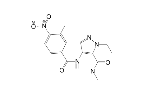 1-ethyl-N,N-dimethyl-4-[(3-methyl-4-nitrobenzoyl)amino]-1H-pyrazole-5-carboxamide