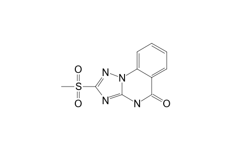 2-METHYLSULFONYL-4H-[1,2,4]-TRIAZOLO-[1,5-A]-QUINAZOLIN-5-ONE