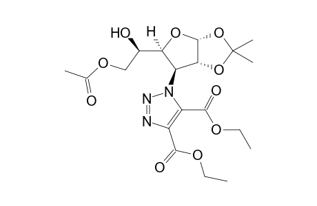 1-[(3aR,5S,6S,6aR)-5-[(1R)-2-acetoxy-1-hydroxy-ethyl]-2,2-dimethyl-3a,5,6,6a-tetrahydrofuro[2,3-d][1,3]dioxol-6-yl]triazole-4,5-dicarboxylic acid diethyl ester
