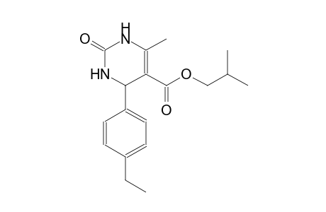 5-pyrimidinecarboxylic acid, 4-(4-ethylphenyl)-1,2,3,4-tetrahydro-6-methyl-2-oxo-, 2-methylpropyl ester