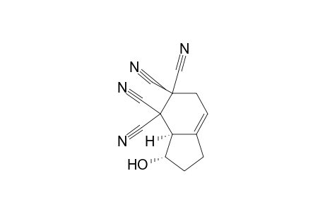 1H-Indene-4,4,5,5-tetracarbonitrile, 2,3,3a,6-tetrahydro-3-hydroxy-, cis-