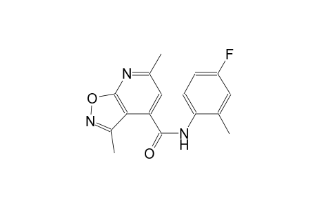 isoxazolo[5,4-b]pyridine-4-carboxamide, N-(4-fluoro-2-methylphenyl)-3,6-dimethyl-
