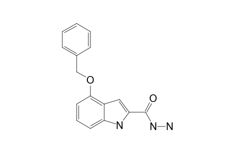 4-BENZYLOXYINDOLE-2-CARBOXYLIC-ACID-HYDRAZIDE;COMPOIND-#1