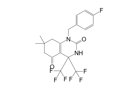 1-(4-fluorobenzyl)-7,7-dimethyl-4,4-bis(trifluoromethyl)-4,6,7,8-tetrahydro-2,5(1H,3H)-quinazolinedione