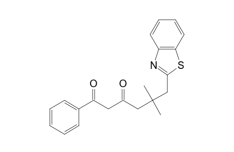 2-(2,2-Dimethyl-4,6-dioxo-6-phenylhexyl)benzothiazole