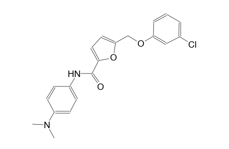5-[(3-chlorophenoxy)methyl]-N-[4-(dimethylamino)phenyl]-2-furamide