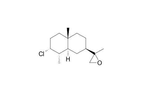 3alpha-Chloro-4betaH-11,12-oxidoeudesma