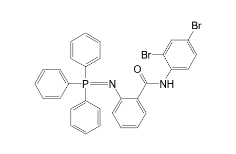 N-(2,4-Dibromophenyl)-2-[(triphenylphosphoranylidene)amino]benzamide