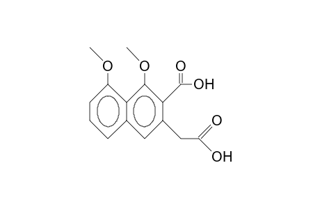 1,8-Dimethoxy-2-tert-butyloxycarbonyl-naphthalene 3-carboxylic acid