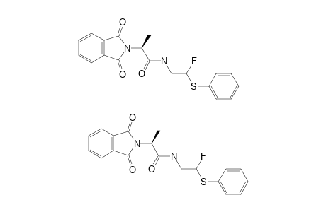 2-(1,3-DIOXO-1,3-DIHYDROISOINDOL-2-YL)-N-[2-FLUORO-2-(PHENYLSULFANYL)-ETHYL]-PROPIONAMIDE
