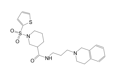 N-[3-(3,4-dihydro-2(1H)-isoquinolinyl)propyl]-1-(2-thienylsulfonyl)-3-piperidinecarboxamide