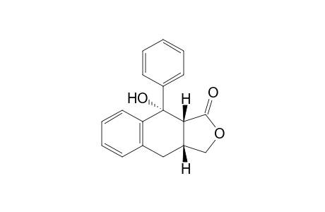 (3aR*,9S*,9aR*)-9-Hydroxy-9-phenyl-3a,4,9,9a-tetrahydronaphtho[2,3-c]furan-1(3H)-one